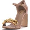 Vince Camuto Women’s Aurelia Heeled Sandal(Chai Latte Croco Print)