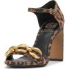 Vince Camuto Women’s Aurelia Heeled Sandal(Leopard Print Suede)