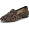Vince Camuto Women’s Cintha Loafer Flat(Leopard Print Suede)