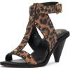 Vince Camuto Women’s Faunie Heeled Sandal(Leopard Print Suede)