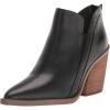 Vince Camuto Women’s Footwear Gradina Block Heel Ankle Booties(Black)