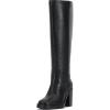 Vince Camuto Women’s Gibi Wide Calf Knee High Boot(Black Wide Calf)