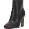 Vince Camuto Women’s Greer Ankle Boot(Black Faux Leather)