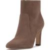 Vince Camuto Women’s Greer Ankle Boot(Toasted Taupe Suede)