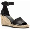 Vince Camuto Women’s Leera Espadrille Wedge Sandal(Black)