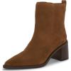 Vince Camuto Women’s Lorelai Ankle Boot(Burnt Sugar Suede)