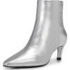 Vince Camuto Women’s Quinley Ankle Boot(Silver)