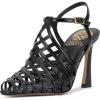 Vince Camuto Women’s Scarla Heeled Sandal(Black)