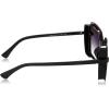 Vince Camuto Vc971 Modern 100% Uv Protective Women’s Square Shield Sunglasses. Luxe Gifts for Her, 141 Mm Cat Eye(Black)