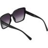 Vince Camuto Vc999 Oversized 100% Uv Protective Women’s Butterfly Square Shield Sunglasses. Luxe Gifts for Her, 133 Mm(Black)