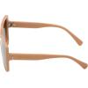 Vince Camuto Vc999 Oversized 100% Uv Protective Women’s Butterfly Square Shield Sunglasses. Luxe Gifts for Her, 133 Mm(Nude)