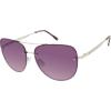 Vince Camuto VC954 Stylish UV Protective Metal Aviator Sunglasses for Women. Luxe Gifts for Women, 61 mm(Silver)