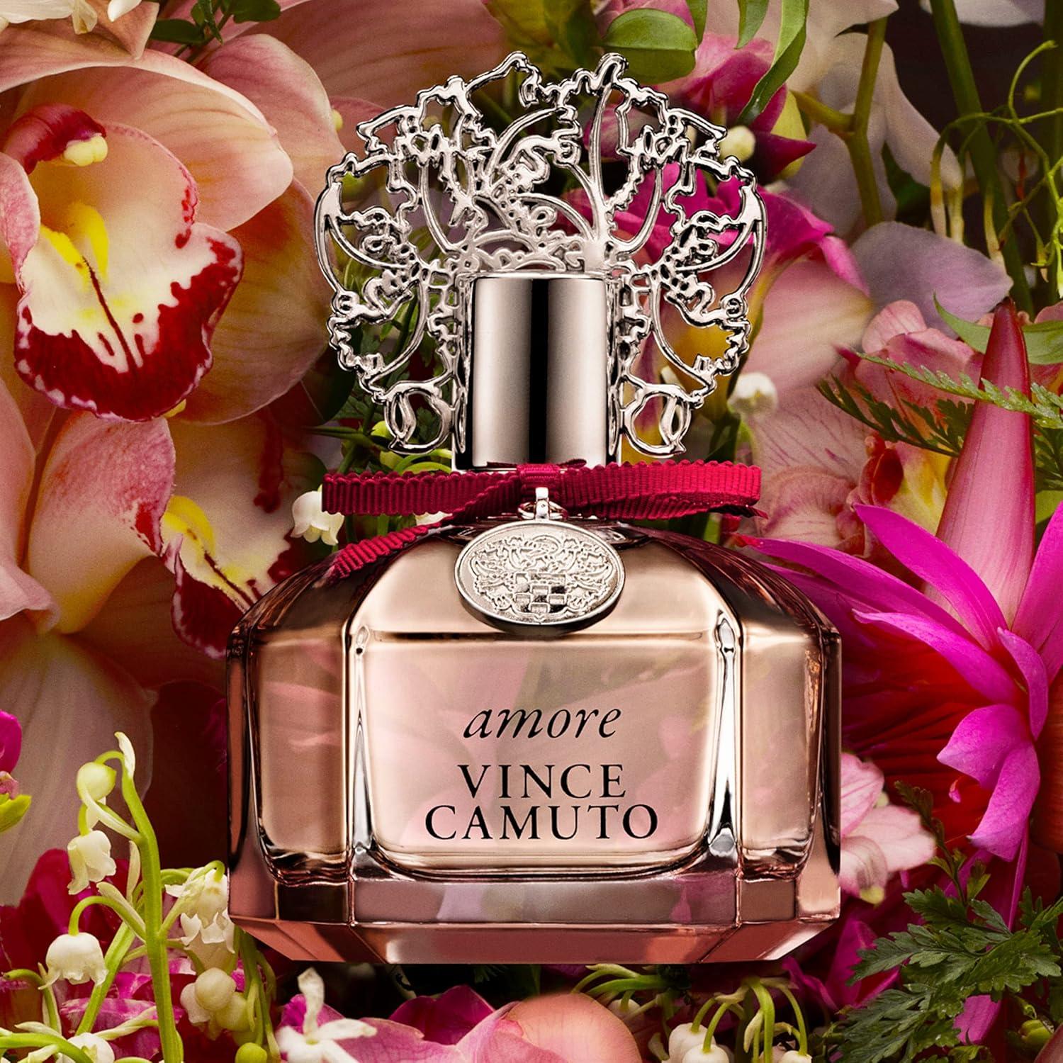 imageVince Camuto Amore Eau de Parfum Spray Perfume for Women Floriental Fruity Scent Notes of Sparkling Clementine Ice Bergamot ampamp Sandalwood Long Lasting Sensual Fragrance34 Fl oz EDP