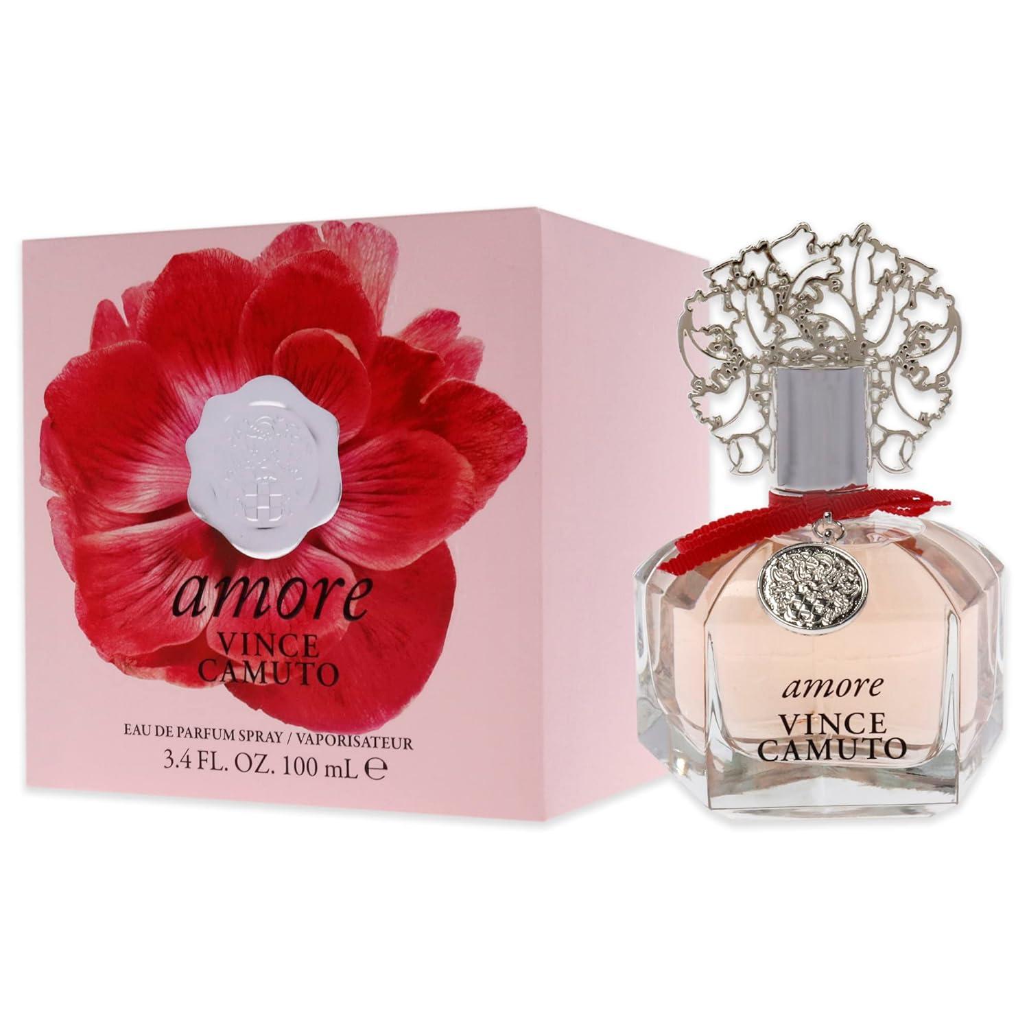 imageVince Camuto Amore Eau de Parfum Spray Perfume for Women Floriental Fruity Scent Notes of Sparkling Clementine Ice Bergamot ampamp Sandalwood Long Lasting Sensual Fragrance34 Fl oz EDP