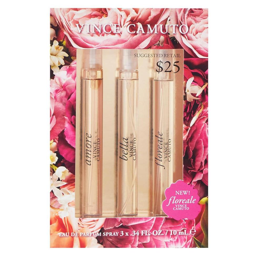 imageVince Camuto Bella Eau de Parfum Perfume for Women Floral and Fruity ScentCoffret 3 PC Gift Set