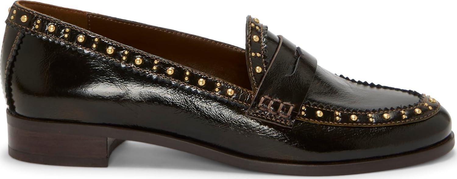 imageVince Camuto Womens Camdyn Loafer FlatSigaro Distressed Leather