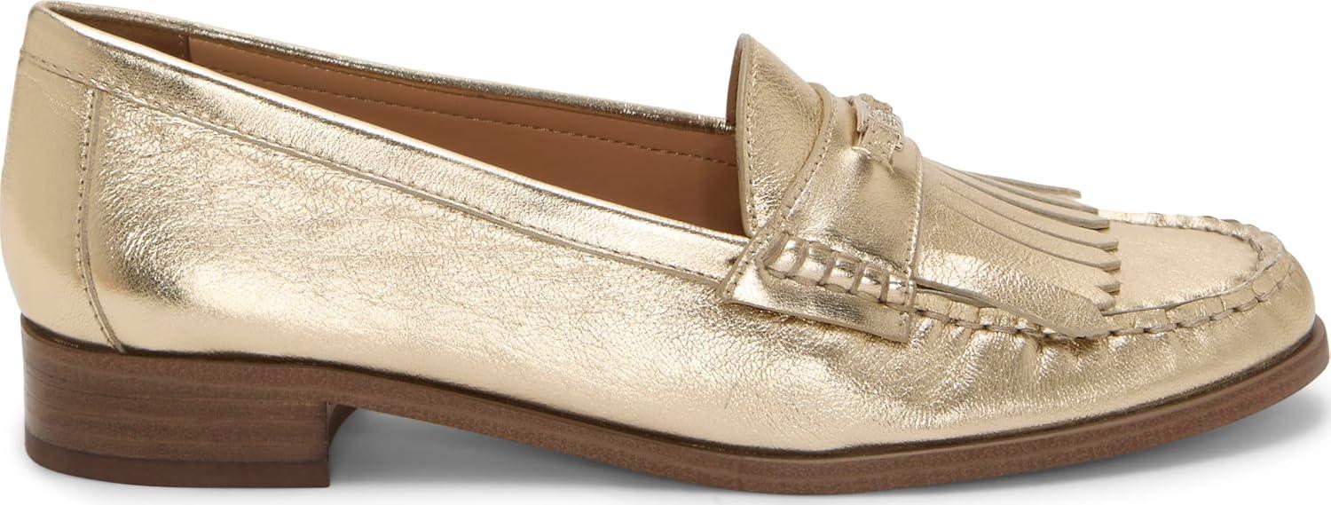 imageVince Camuto Womens Cosette Loafer FlatEgyptian Gold