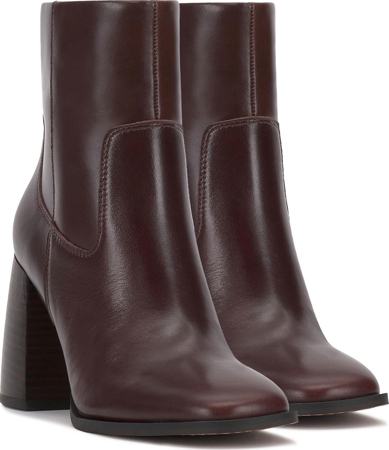 imageVince Camuto Womens Dayana Ankle BootRich Mahogany Leather