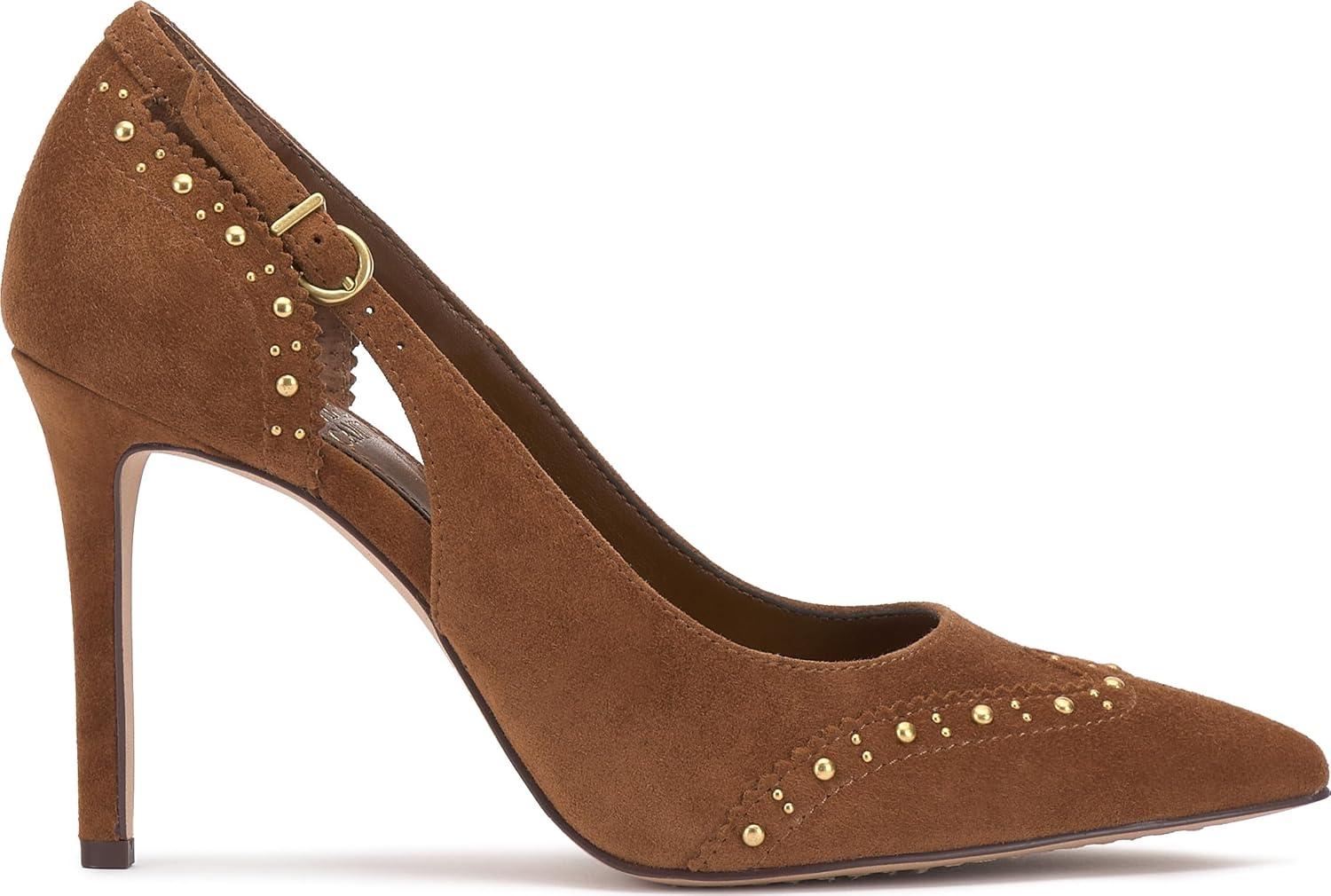 imageVince Camuto Womens Hally PumpBurnt Sugar Suede