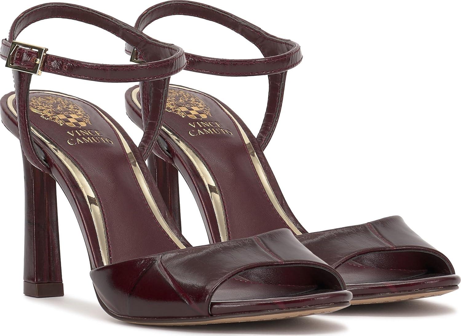 imageVince Camuto Womens Lilah Heeled SandalPlum Croco Leather