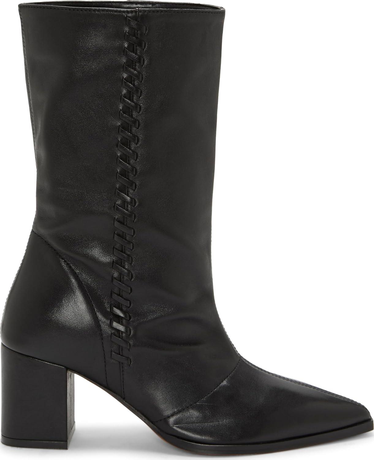 imageVince Camuto Womens Lorrys Ankle BootBlack Leather