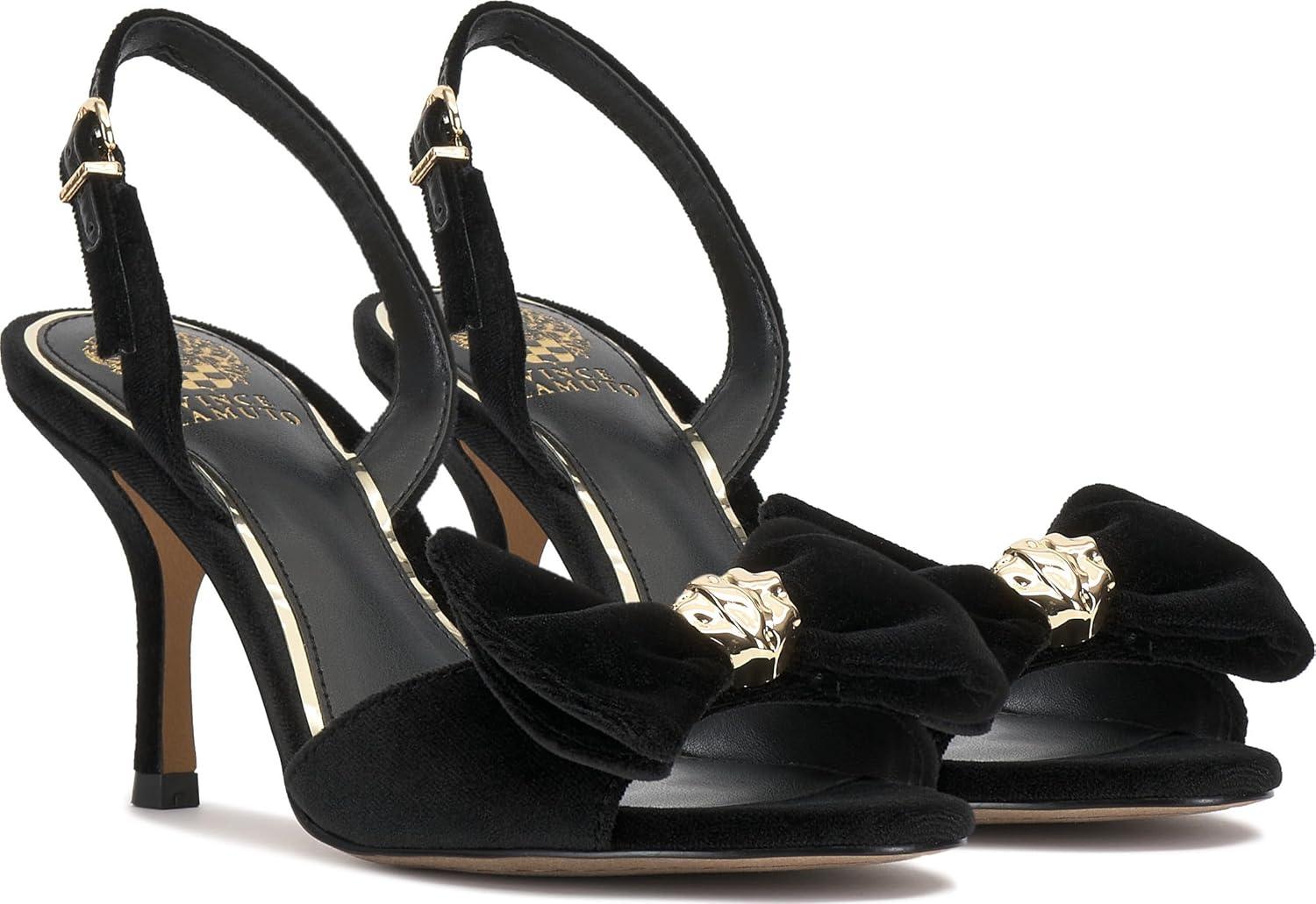 imageVince Camuto Womens Paycen Heeled SandalBlack Velvet