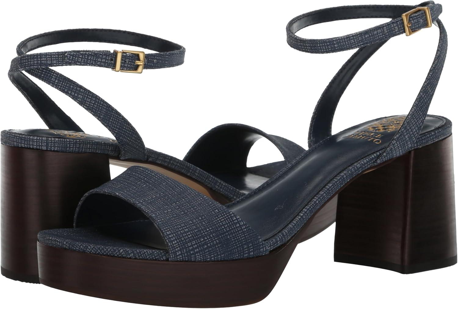 imageVince Camuto Womens Pendreya Platform Sandal WedgeElemental Blue