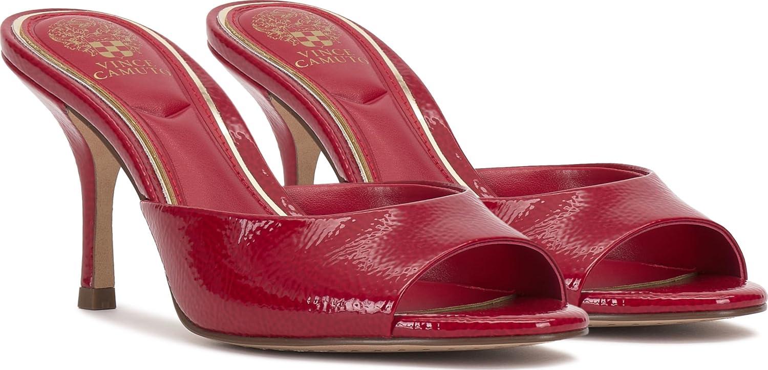 imageVince Camuto Womens Prynn Heeled SandalFlame Faux Patent