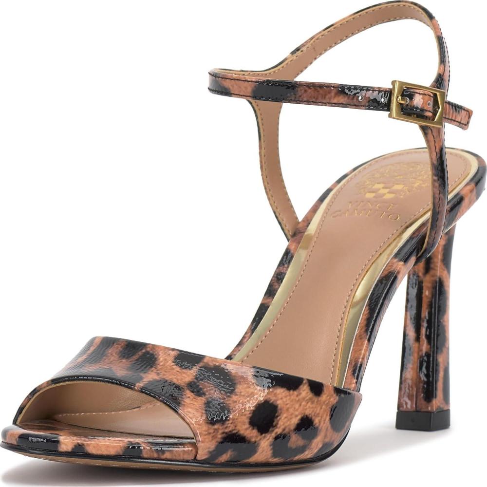 imageVince Camuto Womens Lilah Heeled SandalLeopard Print Leather