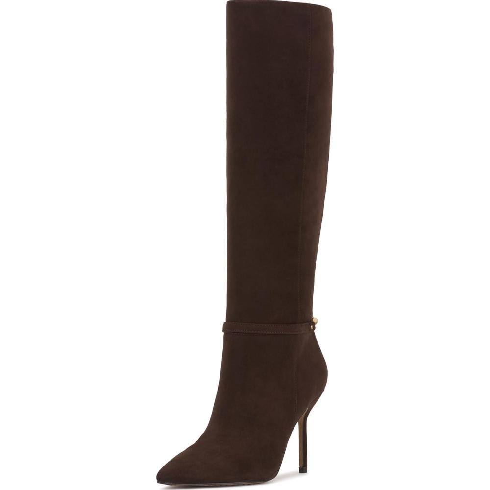 imageVince Camuto Womens Mirtha Wide Calf Knee High BootBrownie Suede