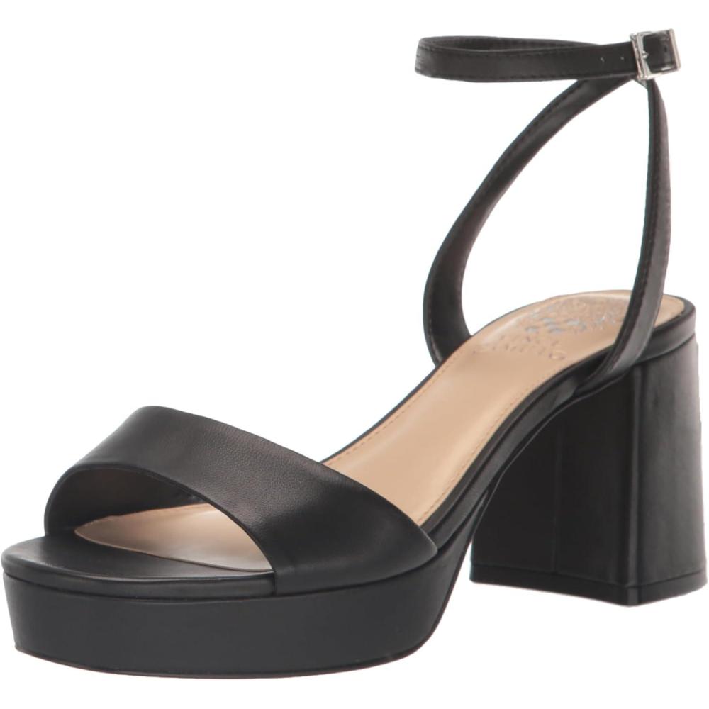 imageVince Camuto Womens Pendreya Platform Sandal WedgeBlack
