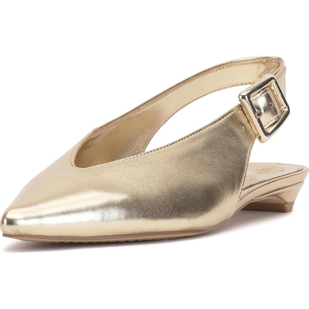 imageVince Camuto Womens Valther MuleEgyptian Gold Faux Leather