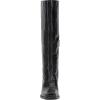 Vince Camuto Women’s Sangeti Stacked Heel Knee High Boot Fashion(Black Croco Leather)