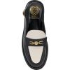Vince Camuto Women’s Torrie Loafer Flat(Black/Coconut)