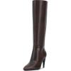 Vince Camuto Women’s Brigitte Wide Calf Knee High Boot(Dark Caramel Wide Calf)
