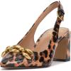 Vince Camuto Women’s Hamden Pump(Leopard Print Patent)