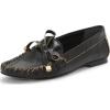 Vince Camuto Women’s Katena Loafer Flat(Black Leather)