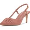 Vince Camuto Women’s Kelten Pump(Dark Pale Pink Suede)