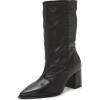 Vince Camuto Women’s Lorrys Ankle Boot(Black Leather)