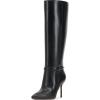 Vince Camuto Women’s Mirtha Wide Calf Knee High Boot(Black Leather)