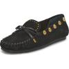 Vince Camuto Women’s Sennett Loafer Flat(Black Suede)