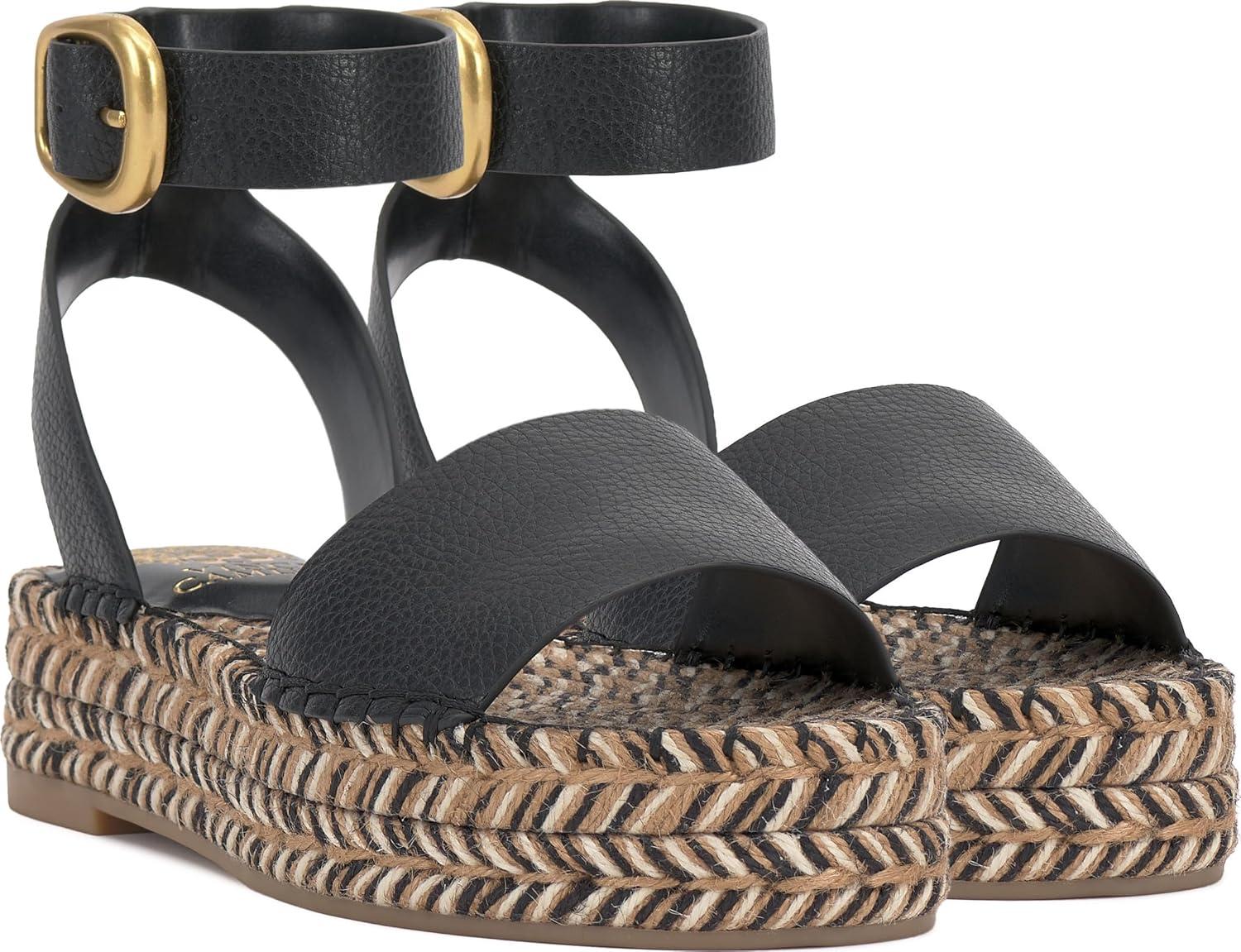 imageVince Camuto Womens Darna Espadrille Wedge SandalBlack