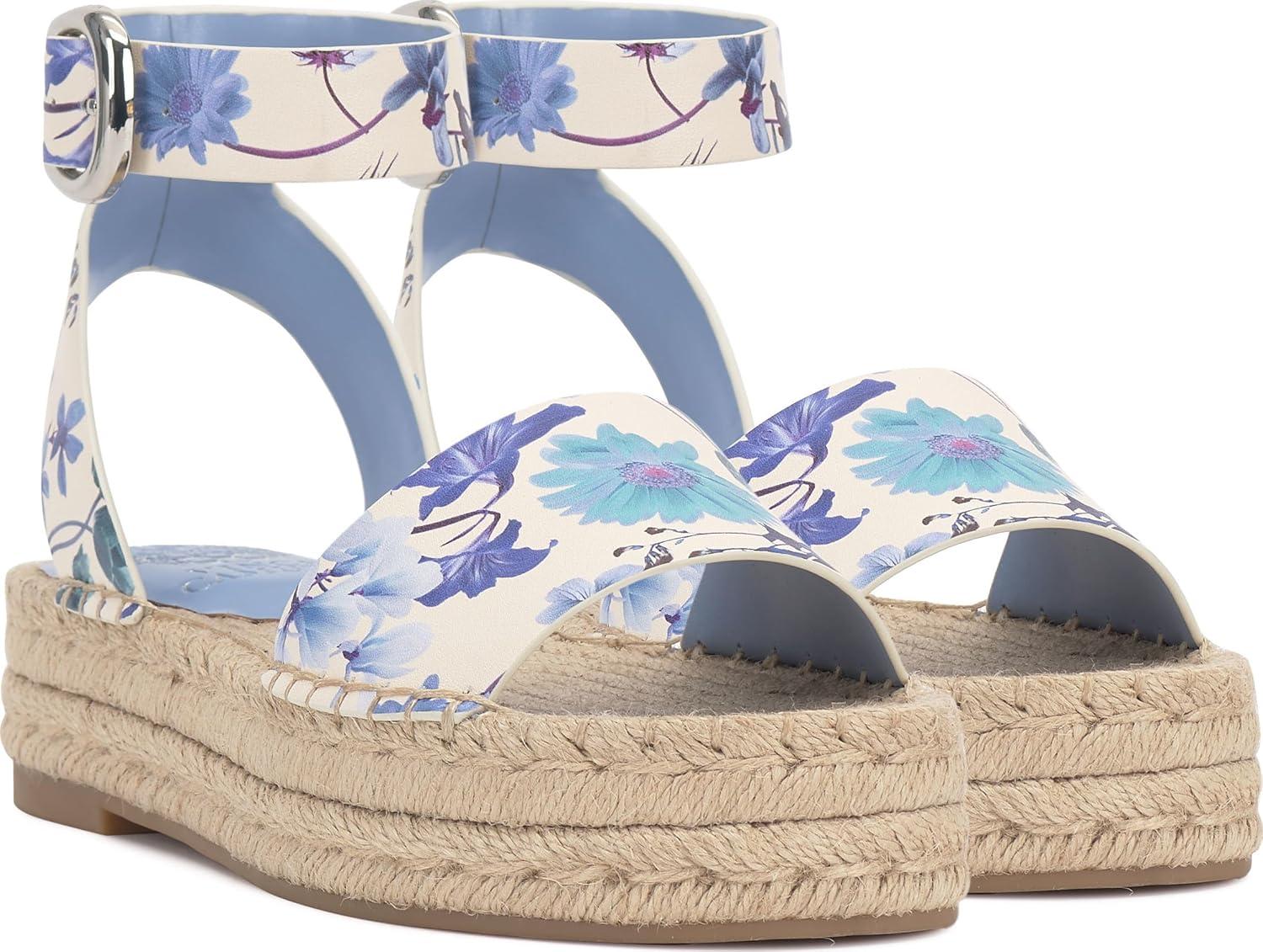 imageVince Camuto Womens Darna Espadrille Wedge SandalTrellis Blue Floral