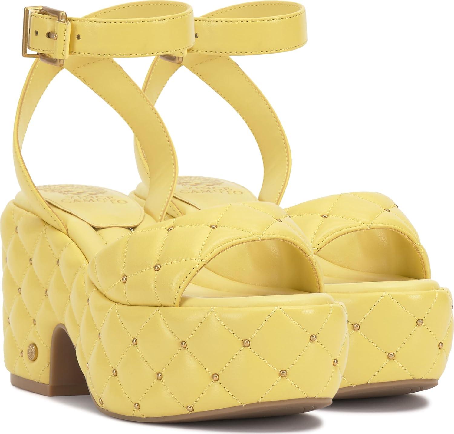 imageVince Camuto Womens Ellah Platform SandalLemoncello