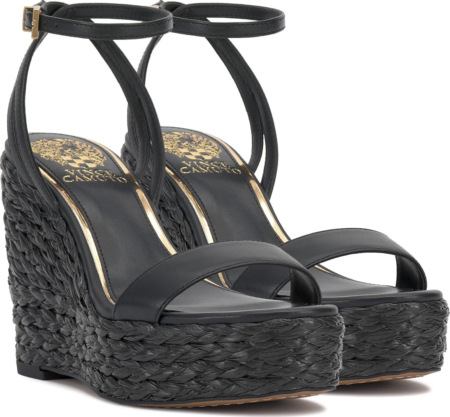 imageVince Camuto Womens Emrey Wedge SandalBlack