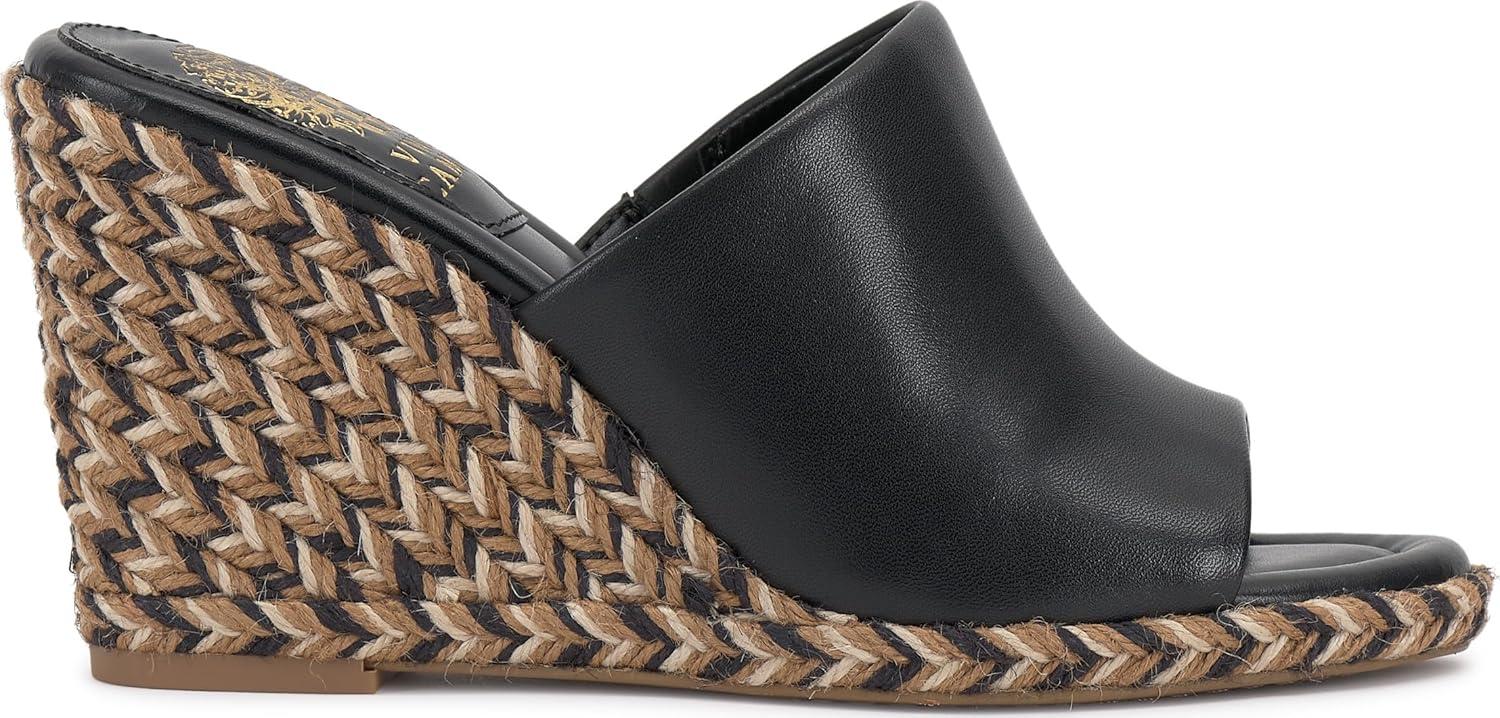 imageVince Camuto Womens Fayla Wedge SandalsBlack