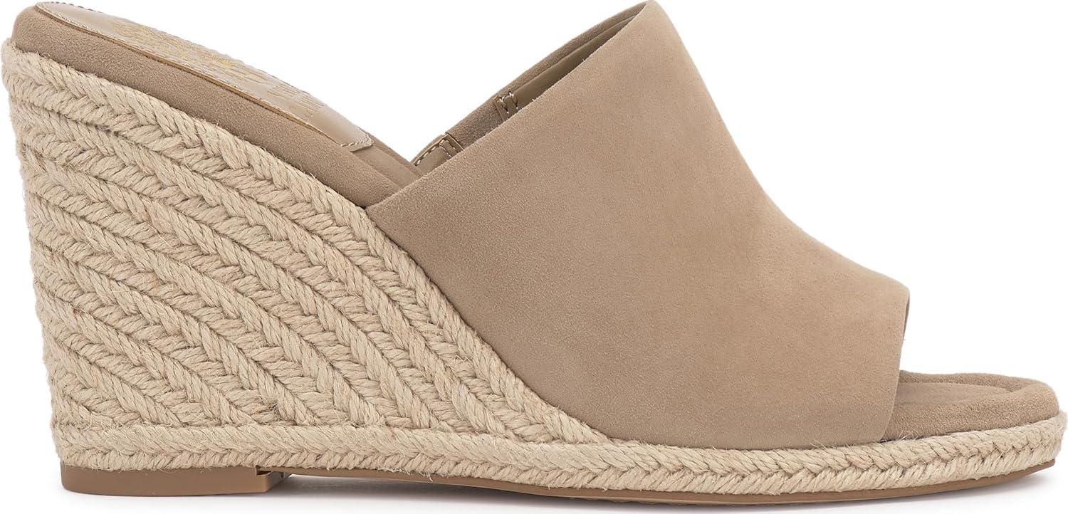 imageVince Camuto Womens Fayla Wedge SandalsTortilla Suede