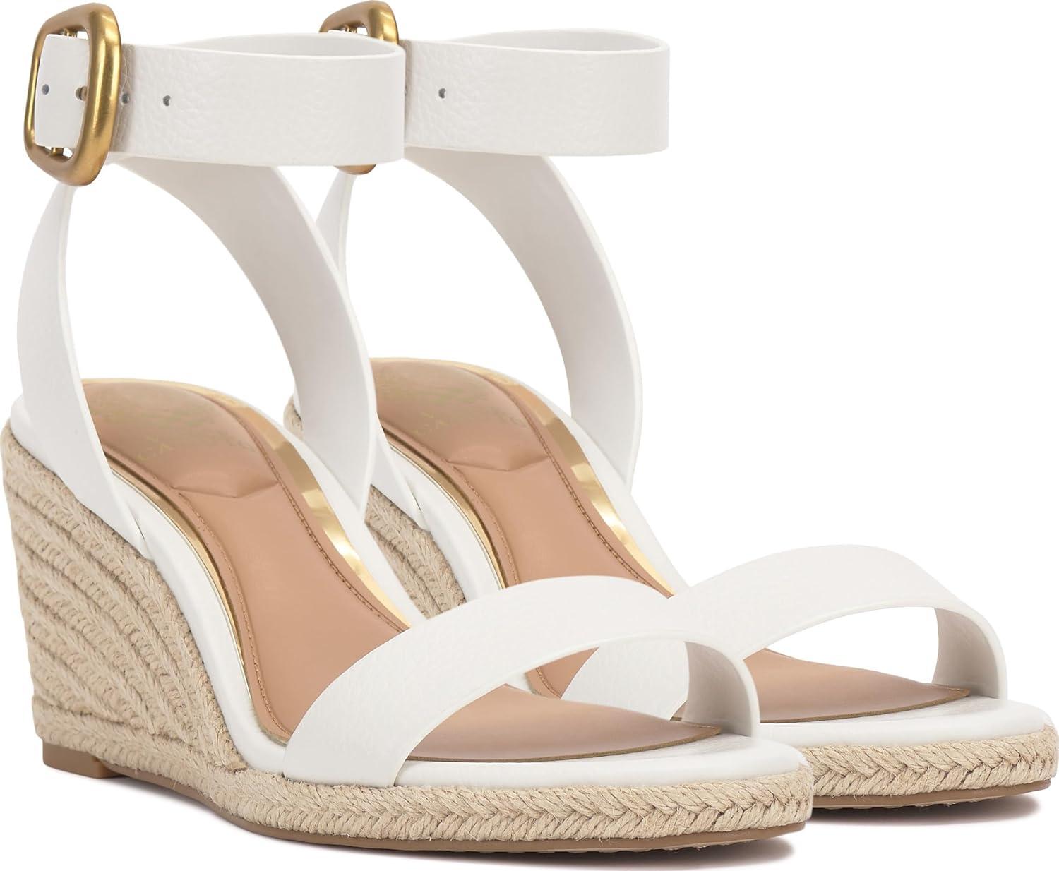 imageVince Camuto Womens Felia Wedge SandalBianco