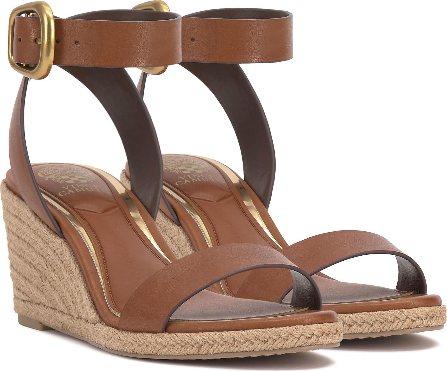 imageVince Camuto Womens Felia Wedge SandalCaramello
