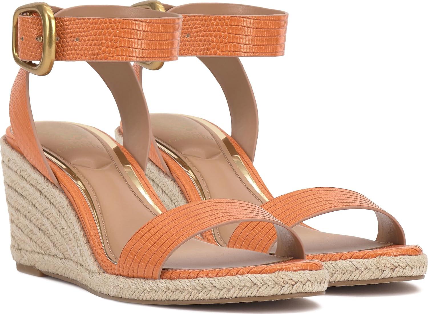 imageVince Camuto Womens Felia Wedge SandalMandarino Lizard Print